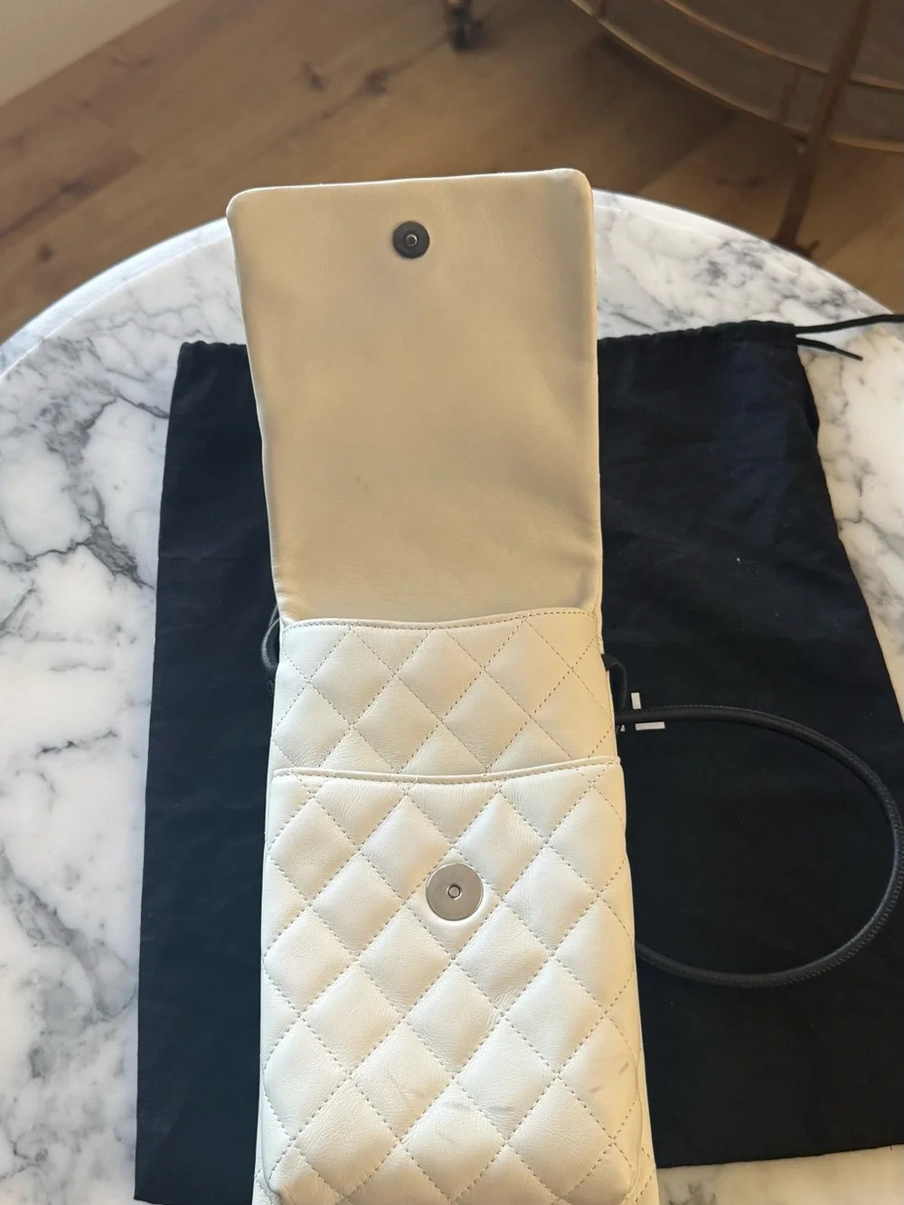 CHANEL Ligne Cambon Crossbody Bag